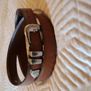 Men's Genuine Lizard 1999 Pinehurst U.S. Open commemorative Players Belt